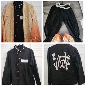 Unisex Zenitsu Deamon Slayer Cosplay